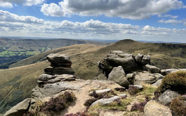 Photograph of some of landscape on the Futures Peak District fundraising hike