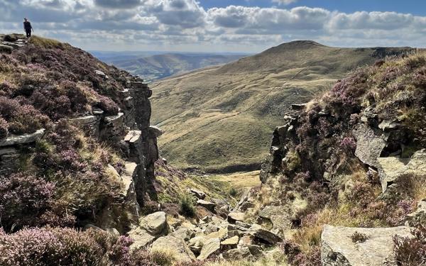 Photograph of some of the landscape on the Futures Peak District fundraising hike