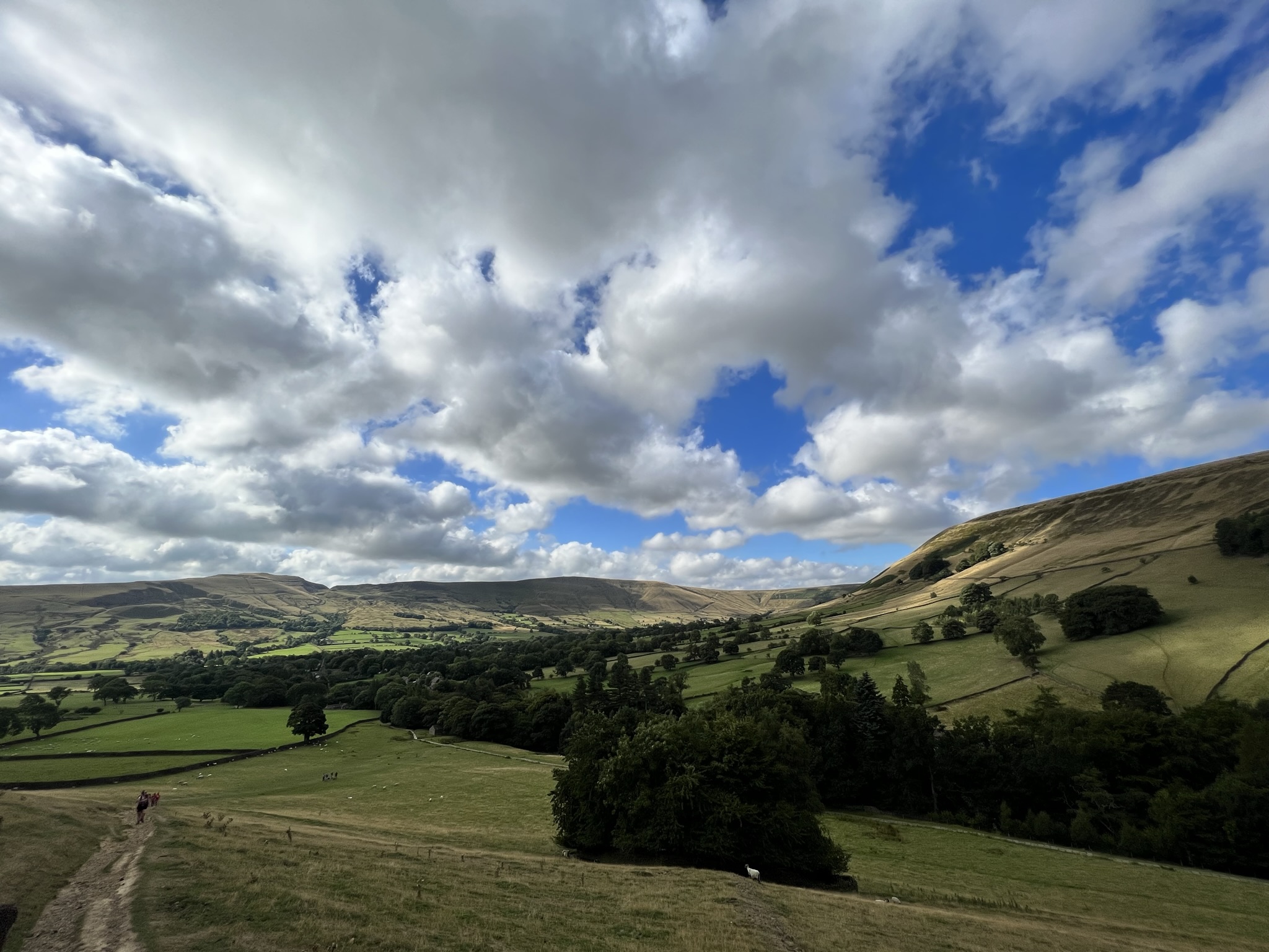 Photograph of some of the landscape on the Futures Peak District fundraising hike
