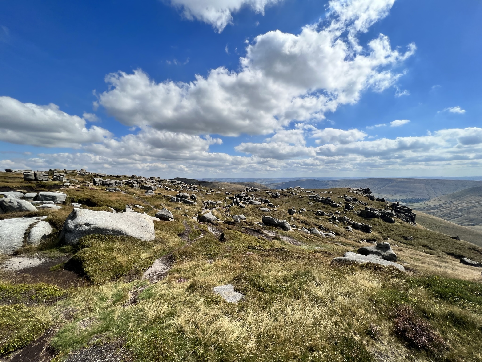 Photograph of some of the landscape on the Futures Peak District fundraising hike
