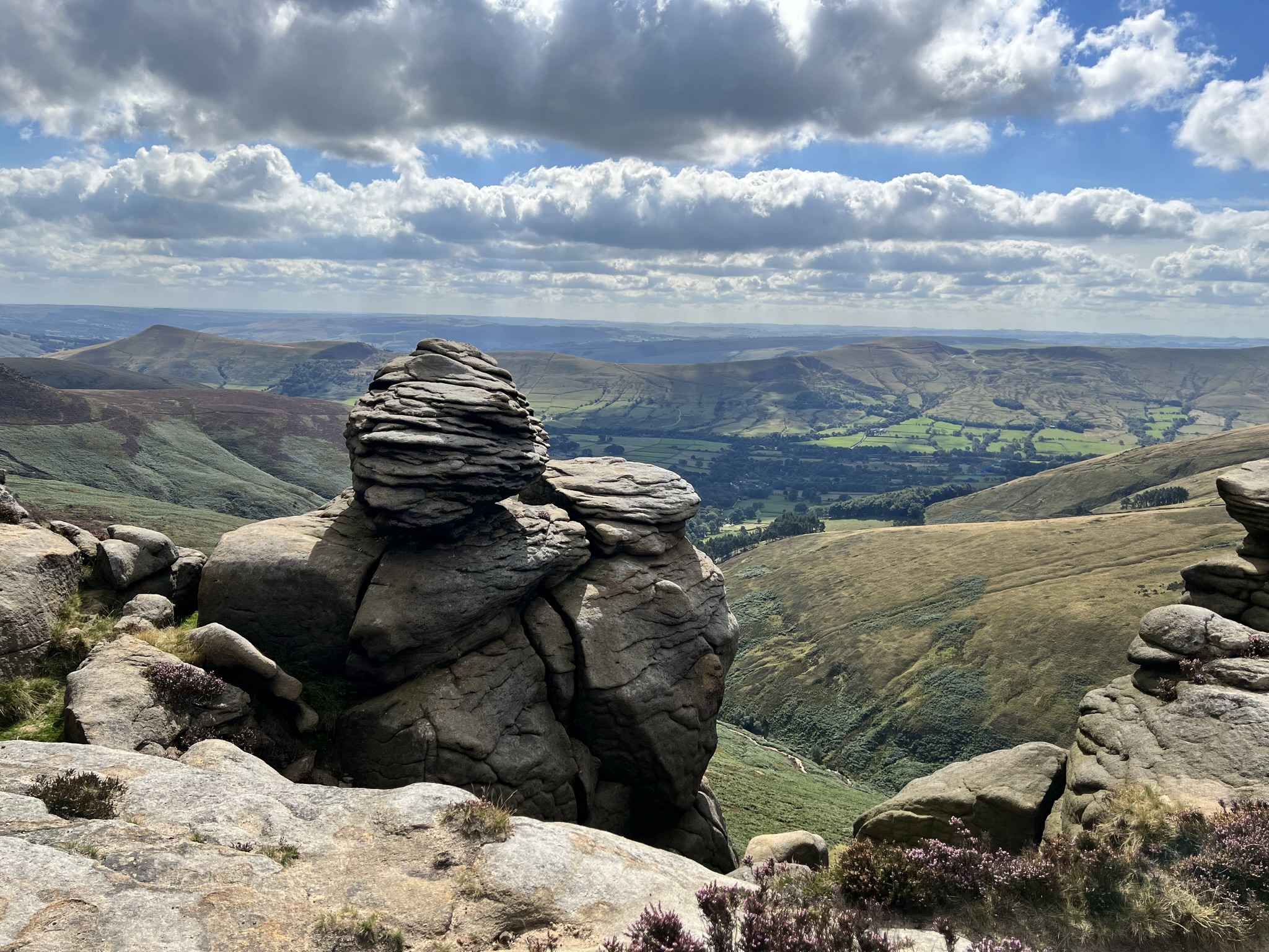 Photograph of some of the landscape on the Futures Peak District fundraising hike