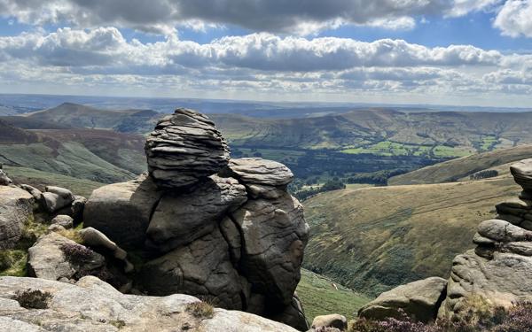 Photograph of some of the landscape on the Futures Peak District fundraising hike