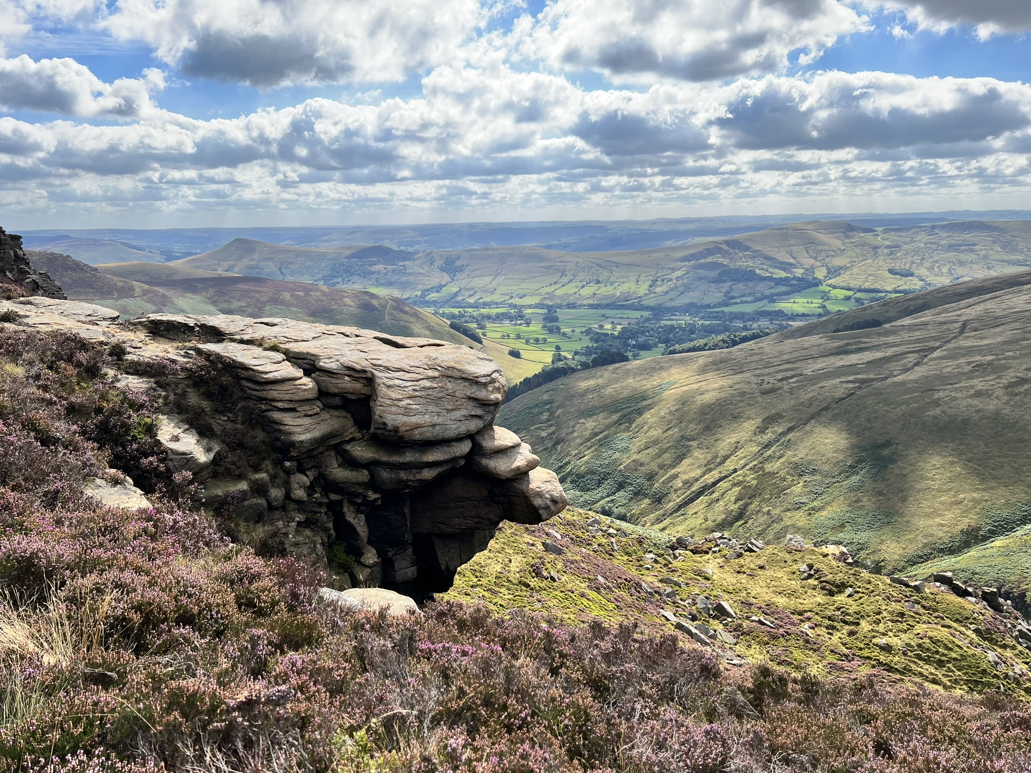 Photo of some of the landscape on the Futures Peak District fundraising hike