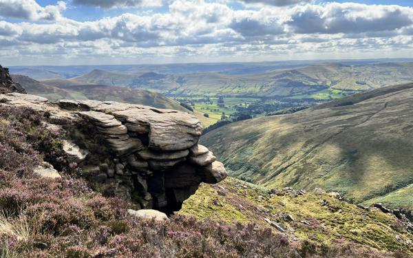 Photo of some of the landscape on the Futures Peak District fundraising hike